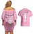 Argentina Football Couples Matching Off Shoulder Short Dress and Hawaiian Shirt Campeones De la Historia - Pink Style LT9 - Wonder Print Shop