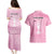 Argentina Football Couples Matching Puletasi and Hawaiian Shirt Campeones De la Historia - Pink Style LT9 - Wonder Print Shop