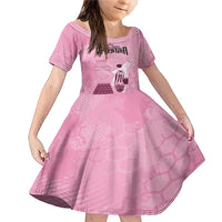 Argentina Football Family Matching Mermaid Dress and Hawaiian Shirt Campeones De la Historia - Pink Style LT9 - Wonder Print Shop