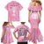 Argentina Football Family Matching Mermaid Dress and Hawaiian Shirt Campeones De la Historia - Pink Style LT9 - Wonder Print Shop