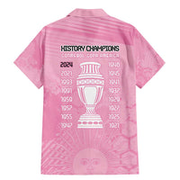 Argentina Football Family Matching Mermaid Dress and Hawaiian Shirt Campeones De la Historia - Pink Style LT9 - Wonder Print Shop