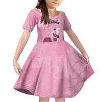 Argentina Football Family Matching Off Shoulder Maxi Dress and Hawaiian Shirt Campeones De la Historia - Pink Style LT9 - Wonder Print Shop