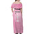 Argentina Football Family Matching Off Shoulder Maxi Dress and Hawaiian Shirt Campeones De la Historia - Pink Style LT9 - Wonder Print Shop