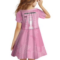 Argentina Football Family Matching Off Shoulder Short Dress and Hawaiian Shirt Campeones De la Historia - Pink Style LT9 - Wonder Print Shop