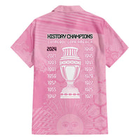 Argentina Football Family Matching Off Shoulder Short Dress and Hawaiian Shirt Campeones De la Historia - Pink Style LT9 - Wonder Print Shop