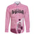 Argentina Football Family Matching Off Shoulder Short Dress and Hawaiian Shirt Campeones De la Historia - Pink Style LT9 - Wonder Print Shop