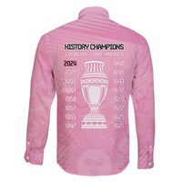Argentina Football Family Matching Puletasi and Hawaiian Shirt Campeones De la Historia - Pink Style - Wonder Print Shop