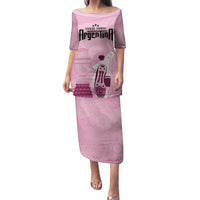 Argentina Football Family Matching Puletasi and Hawaiian Shirt Campeones De la Historia - Pink Style - Wonder Print Shop