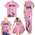 Argentina Football Family Matching Tank Maxi Dress and Hawaiian Shirt Campeones De la Historia - Pink Style - Wonder Print Shop