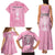 Argentina Football Family Matching Tank Maxi Dress and Hawaiian Shirt Campeones De la Historia - Pink Style - Wonder Print Shop