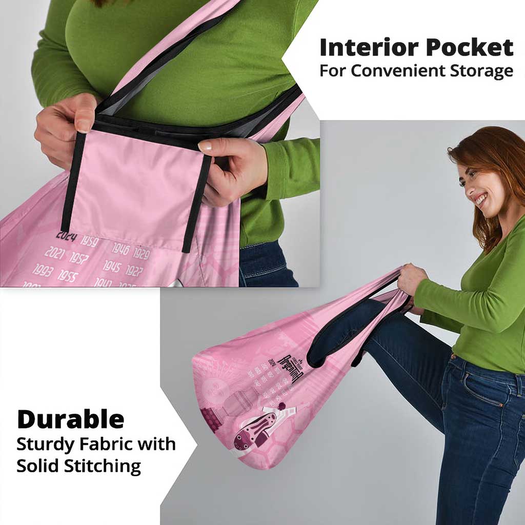 Argentina Football Custom Grocery Bag Campeones De la Historia - Pink Style