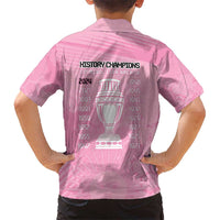 Argentina Football Hawaiian Shirt Campeones De la Historia - Pink Style - Wonder Print Shop