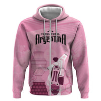 Argentina Football Hoodie Campeones De la Historia - Pink Style - Wonder Print Shop