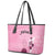 Argentina Football Leather Tote Bag Campeones De la Historia - Pink Style - Wonder Print Shop