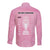 Argentina Football Long Sleeve Button Shirt Campeones De la Historia - Pink Style - Wonder Print Shop