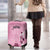 Argentina Football Luggage Cover Campeones De la Historia - Pink Style - Wonder Print Shop