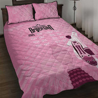 Argentina Football Quilt Bed Set Campeones De la Historia - Pink Style - Wonder Print Shop