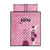 Argentina Football Quilt Bed Set Campeones De la Historia - Pink Style - Wonder Print Shop