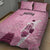 Argentina Football Quilt Bed Set Campeones De la Historia - Pink Style - Wonder Print Shop