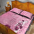 Argentina Football Quilt Bed Set Campeones De la Historia - Pink Style - Wonder Print Shop