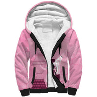 Argentina Football Sherpa Hoodie Campeones De la Historia - Pink Style - Wonder Print Shop