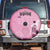Argentina Football Spare Tire Cover Campeones De la Historia - Pink Style - Wonder Print Shop