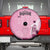 Argentina Football Spare Tire Cover Campeones De la Historia - Pink Style - Wonder Print Shop