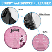 Argentina Football Spare Tire Cover Campeones De la Historia - Pink Style - Wonder Print Shop