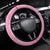 Argentina Football Steering Wheel Cover Campeones De la Historia - Pink Style - Wonder Print Shop