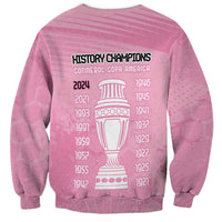 Argentina Football Sweatshirt Campeones De la Historia - Pink Style - Wonder Print Shop