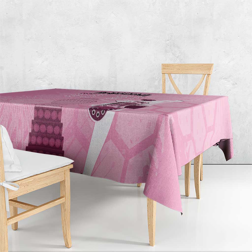 Argentina Football Tablecloth Campeones De la Historia - Pink Style - Wonder Print Shop