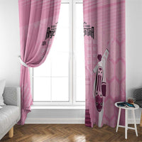 Argentina Football Window Curtain Campeones De la Historia - Pink Style - Wonder Print Shop