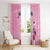 Argentina Football Window Curtain Campeones De la Historia - Pink Style - Wonder Print Shop