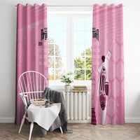 Argentina Football Window Curtain Campeones De la Historia - Pink Style - Wonder Print Shop