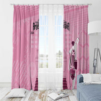 Argentina Football Window Curtain Campeones De la Historia - Pink Style - Wonder Print Shop