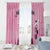 Argentina Football Window Curtain Campeones De la Historia - Pink Style - Wonder Print Shop