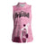 Argentina Football Women Sleeveless Polo Shirt Campeones De la Historia - Pink Style - Wonder Print Shop