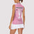 Argentina Football Women Sleeveless Polo Shirt Campeones De la Historia - Pink Style - Wonder Print Shop
