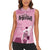 Argentina Football Women Sleeveless Polo Shirt Campeones De la Historia - Pink Style - Wonder Print Shop