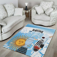 Argentina Football Area Rug Campeones De la Historia - Blue Style LT9 - Wonder Print Shop