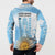 Argentina Football Button Sweatshirt Campeones De la Historia - Blue Style LT9 - Wonder Print Shop