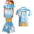 Argentina Football Couples Matching Mermaid Dress and Hawaiian Shirt Campeones De la Historia - Blue Style LT9 - Wonder Print Shop