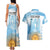Argentina Football Couples Matching Tank Maxi Dress and Hawaiian Shirt Campeones De la Historia - Blue Style LT9 - Wonder Print Shop