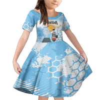 Argentina Football Family Matching Mermaid Dress and Hawaiian Shirt Campeones De la Historia - Blue Style LT9 - Wonder Print Shop