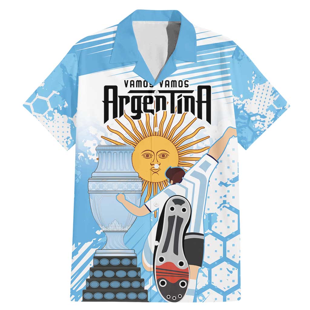 Argentina Football Family Matching Mermaid Dress and Hawaiian Shirt Campeones De la Historia - Blue Style LT9 - Wonder Print Shop
