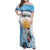 Argentina Football Family Matching Off Shoulder Maxi Dress and Hawaiian Shirt Campeones De la Historia - Blue Style LT9 - Wonder Print Shop