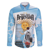 Argentina Football Family Matching Off Shoulder Short Dress and Hawaiian Shirt Campeones De la Historia - Blue Style LT9 - Wonder Print Shop