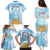 Argentina Football Family Matching Puletasi and Hawaiian Shirt Campeones De la Historia - Blue Style - Wonder Print Shop