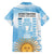 Argentina Football Family Matching Puletasi and Hawaiian Shirt Campeones De la Historia - Blue Style - Wonder Print Shop