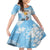 Argentina Football Family Matching Short Sleeve Bodycon Dress and Hawaiian Shirt Campeones De la Historia - Blue Style - Wonder Print Shop